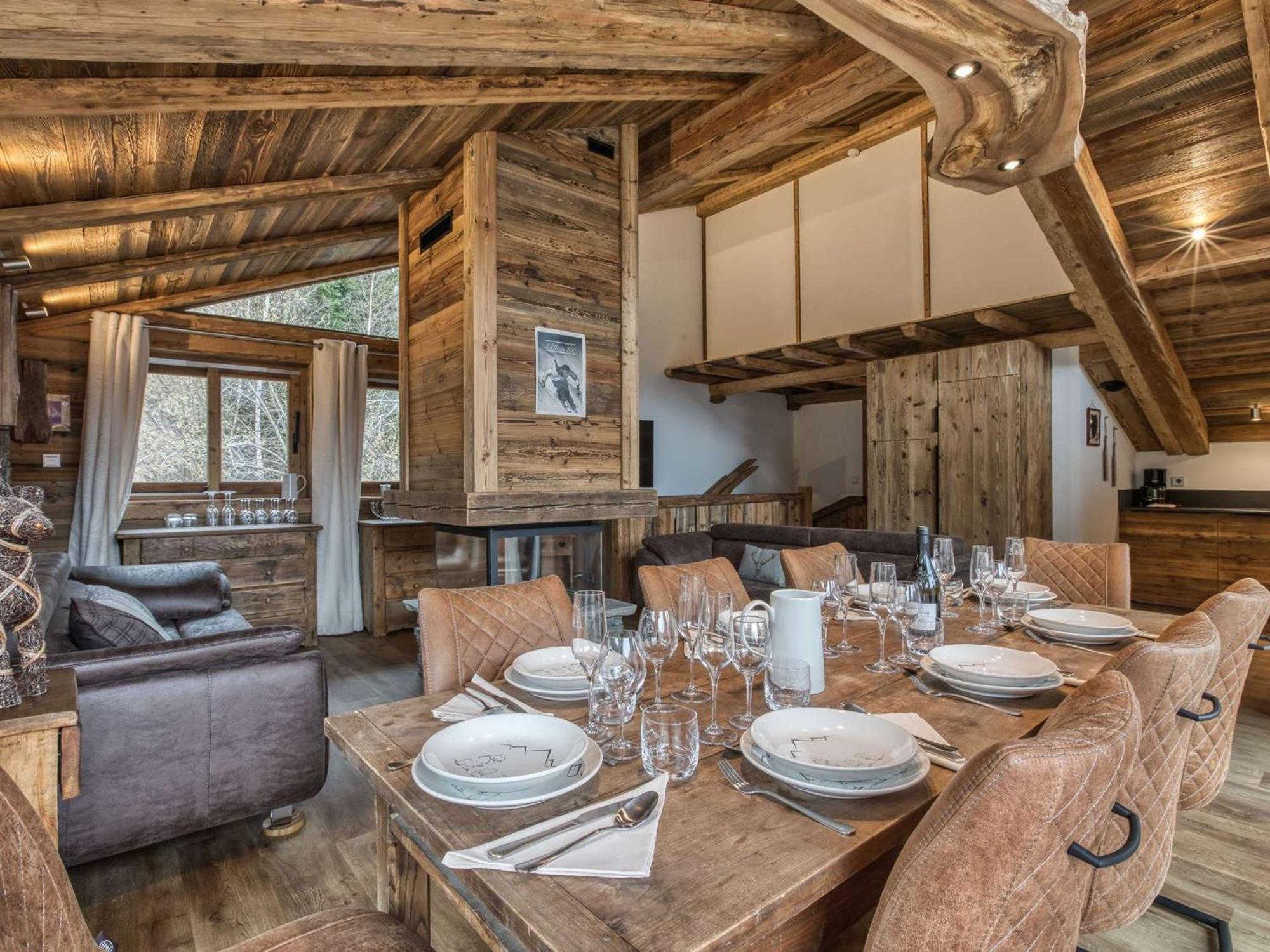 Willa Chalet Spacieux Pres Des Pistes Avec Cheminee Et Wifi, Courchevel - Fr-1-631-224 Zewnętrze zdjęcie